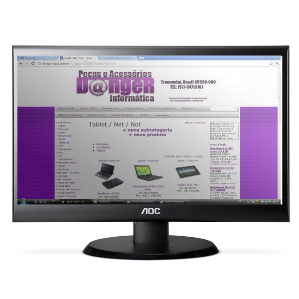 Monitor LCD de LED AOC 19