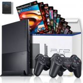 Playstation 2 + 10 Jogos